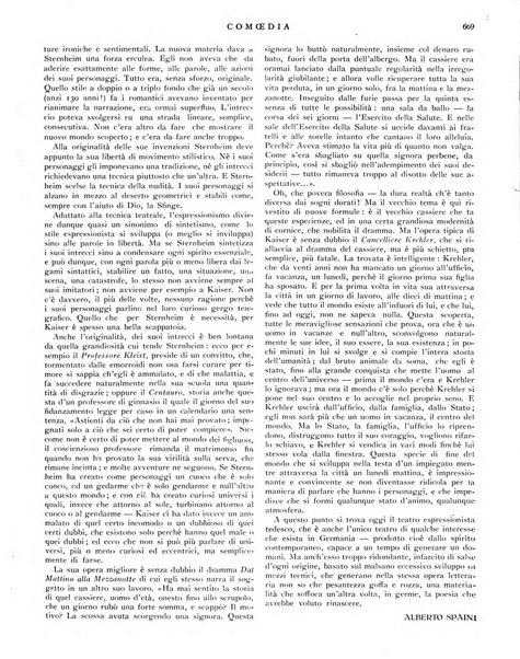 Comoedia fascicolo periodico di commedie e di vita teatrale