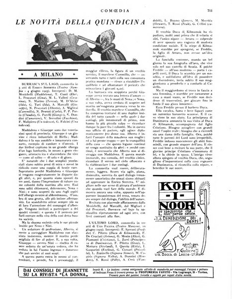 Comoedia fascicolo periodico di commedie e di vita teatrale