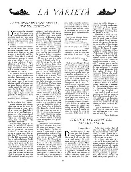 Comoedia fascicolo periodico di commedie e di vita teatrale