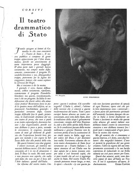 Comoedia fascicolo periodico di commedie e di vita teatrale