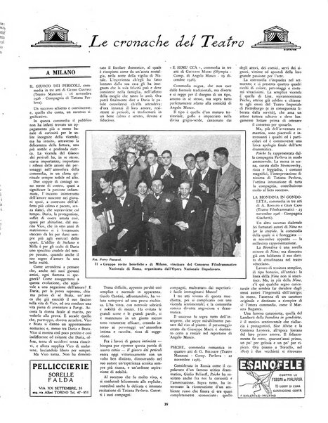 Comoedia fascicolo periodico di commedie e di vita teatrale