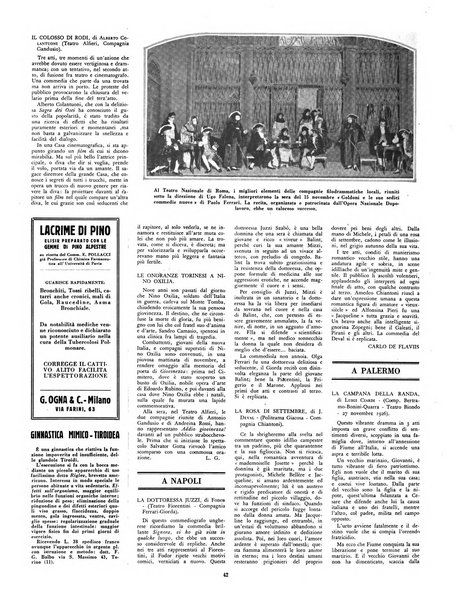 Comoedia fascicolo periodico di commedie e di vita teatrale