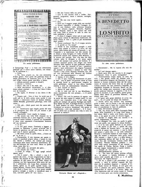 Comoedia fascicolo periodico di commedie e di vita teatrale