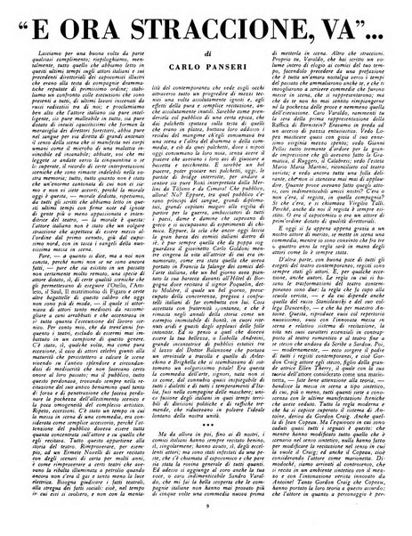 Comoedia fascicolo periodico di commedie e di vita teatrale