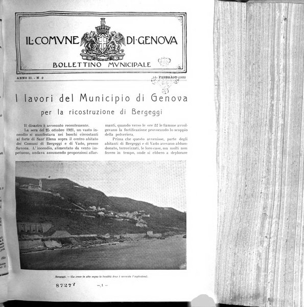 Il Comune di Genova bollettino municipale mensile