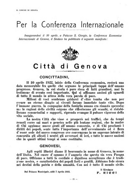 Il Comune di Genova bollettino municipale mensile