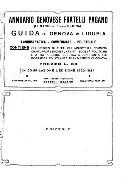 Il Comune di Genova bollettino municipale mensile