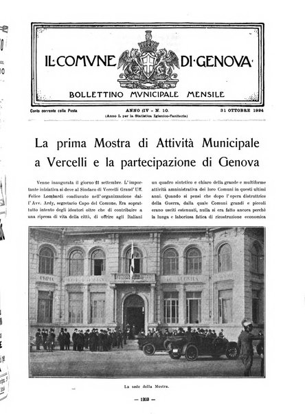 Il Comune di Genova bollettino municipale mensile