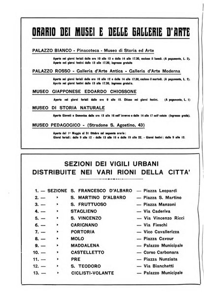 Il Comune di Genova bollettino municipale mensile