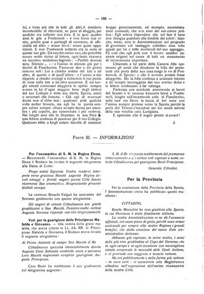 Il Comune della Spezia atti e statistiche