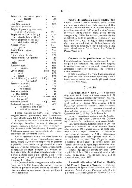 Il Comune della Spezia atti e statistiche