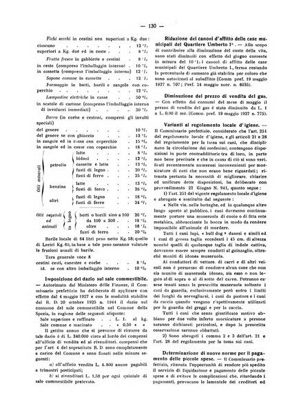 Il Comune della Spezia atti e statistiche