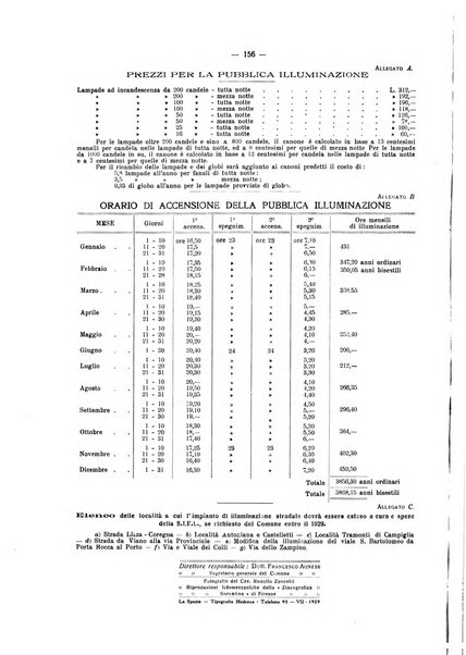 Il Comune della Spezia atti e statistiche