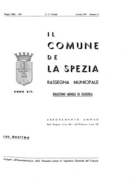 Il Comune della Spezia atti e statistiche