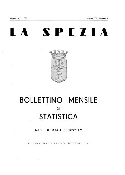 Il Comune della Spezia atti e statistiche