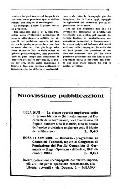 Comunismo rivista della Terza internazionale