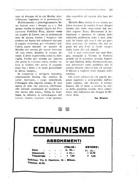 Comunismo rivista della Terza internazionale