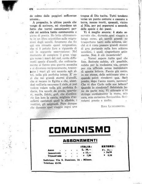 Comunismo rivista della Terza internazionale