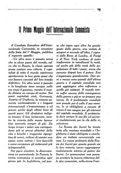 Comunismo rivista della Terza internazionale