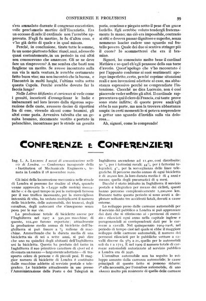 Conferenze e prolusioni