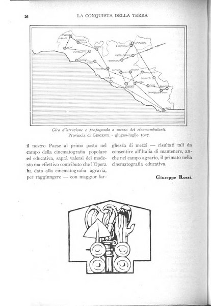 La conquista della terra rassegna dell'Opera nazionale per i combattenti