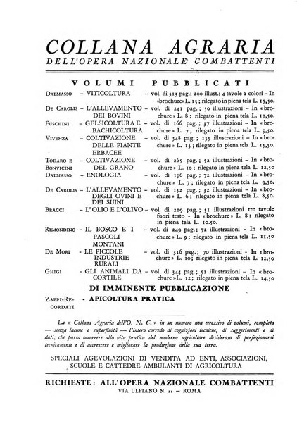 La conquista della terra rassegna dell'Opera nazionale per i combattenti