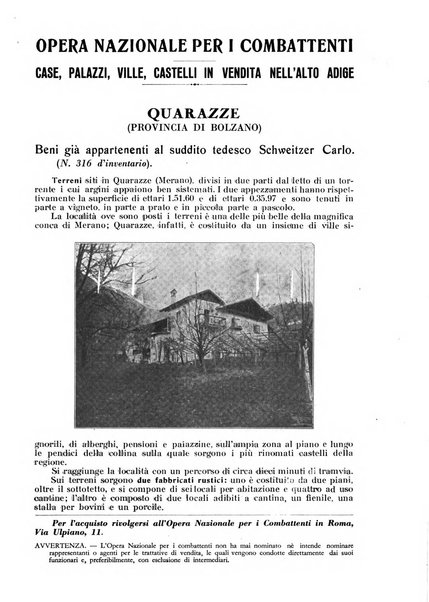 La conquista della terra rassegna dell'Opera nazionale per i combattenti