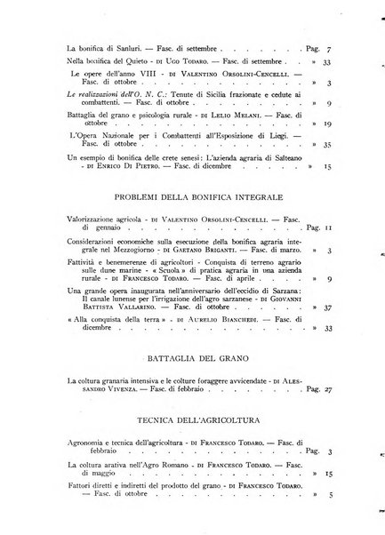 La conquista della terra rassegna dell'Opera nazionale per i combattenti