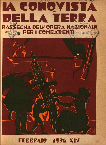 La conquista della terra rassegna dell'Opera nazionale per i combattenti