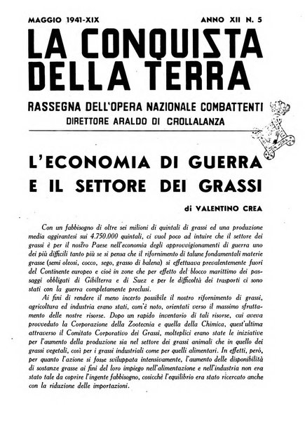 La conquista della terra rassegna dell'Opera nazionale per i combattenti