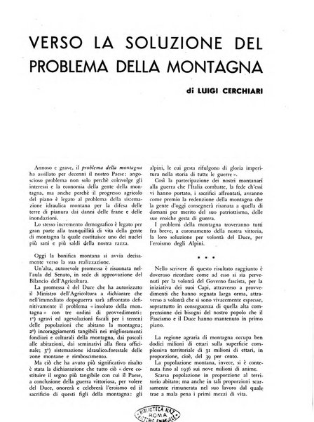 La conquista della terra rassegna dell'Opera nazionale per i combattenti