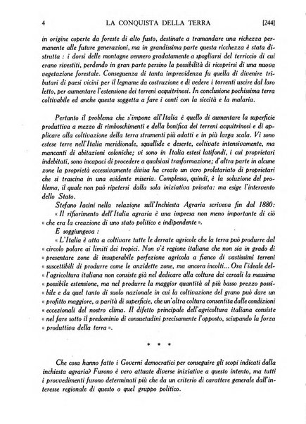 La conquista della terra rassegna dell'Opera nazionale per i combattenti