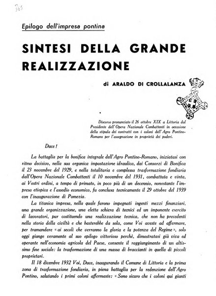 La conquista della terra rassegna dell'Opera nazionale per i combattenti