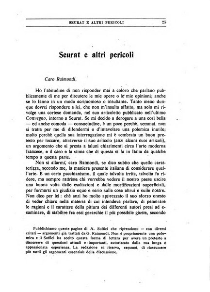 Il convegno rivista di letteratura e di tutte le arti