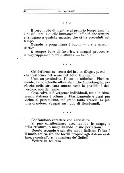 Il convegno rivista di letteratura e di tutte le arti