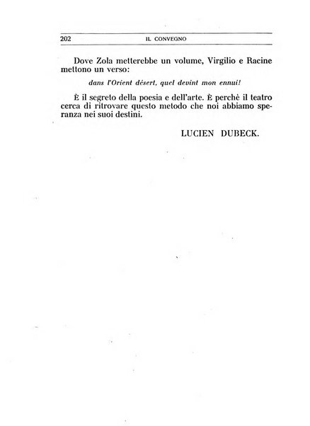 Il convegno rivista di letteratura e di tutte le arti