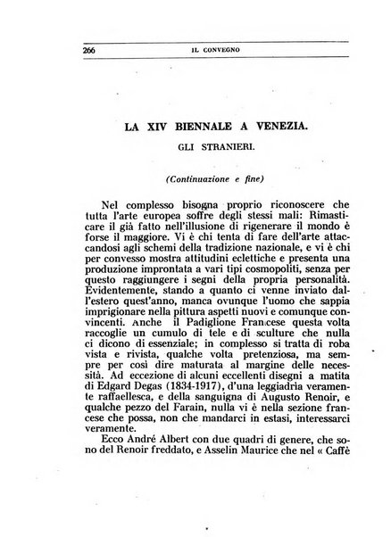 Il convegno rivista di letteratura e di tutte le arti