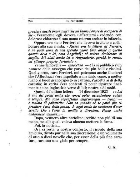 Il convegno rivista di letteratura e di tutte le arti