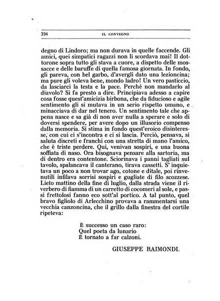 Il convegno rivista di letteratura e di tutte le arti