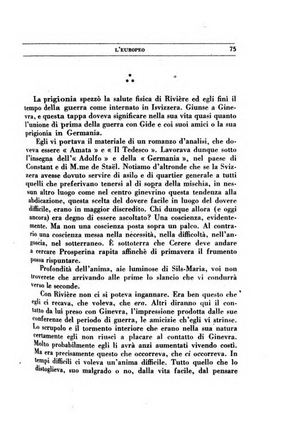 Il convegno rivista di letteratura e di tutte le arti