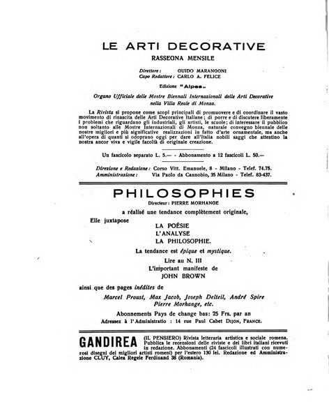 Il convegno rivista di letteratura e di tutte le arti