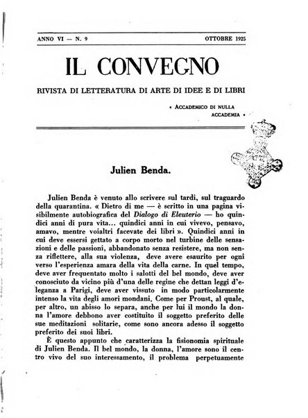 Il convegno rivista di letteratura e di tutte le arti