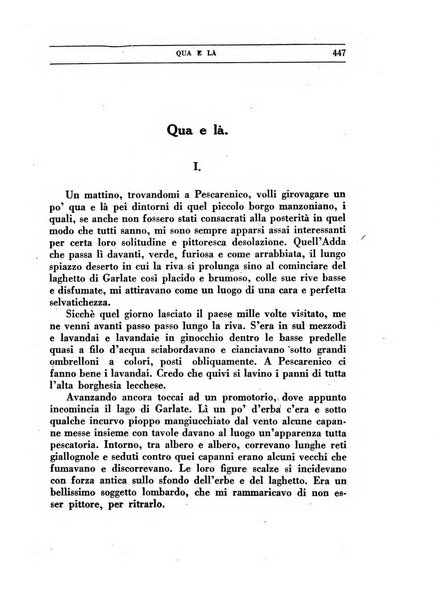 Il convegno rivista di letteratura e di tutte le arti