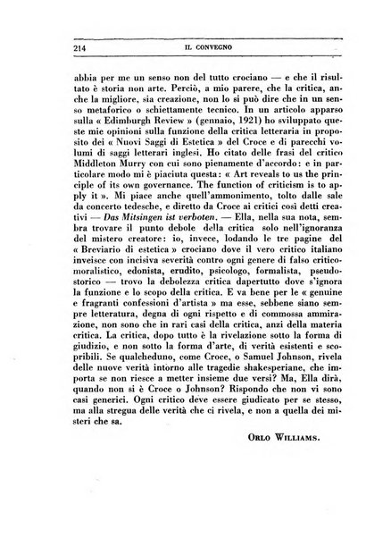 Il convegno rivista di letteratura e di tutte le arti