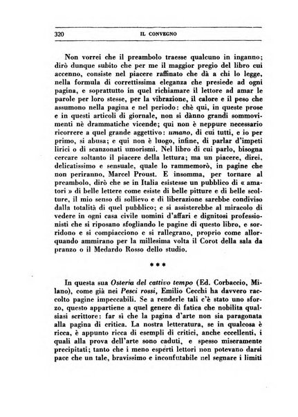 Il convegno rivista di letteratura e di tutte le arti