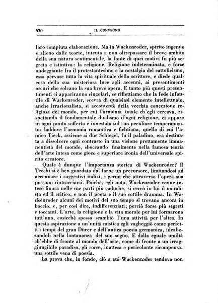 Il convegno rivista di letteratura e di tutte le arti