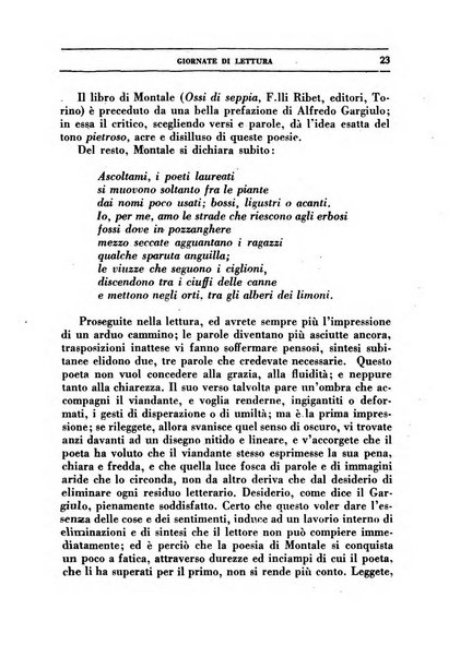 Il convegno rivista di letteratura e di tutte le arti