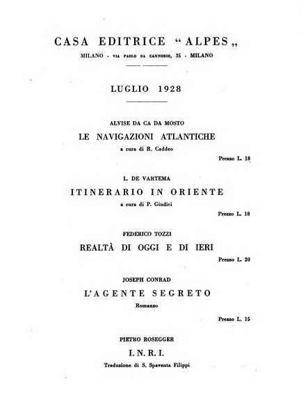 Il convegno rivista di letteratura e di tutte le arti