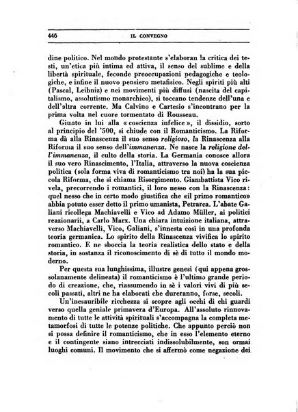 Il convegno rivista di letteratura e di tutte le arti