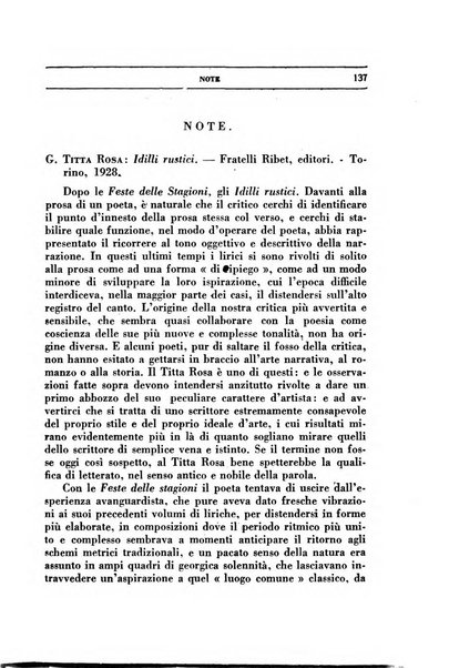 Il convegno rivista di letteratura e di tutte le arti